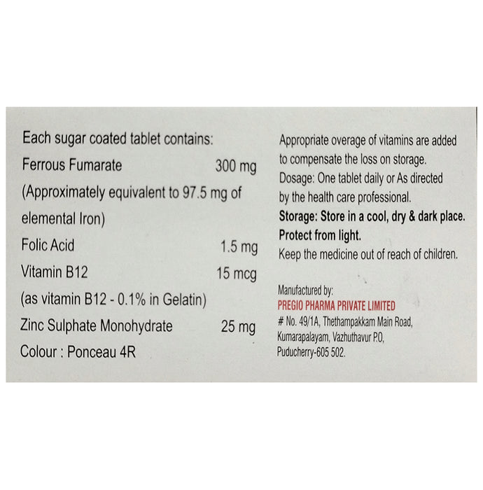 Fesozinc Tablet