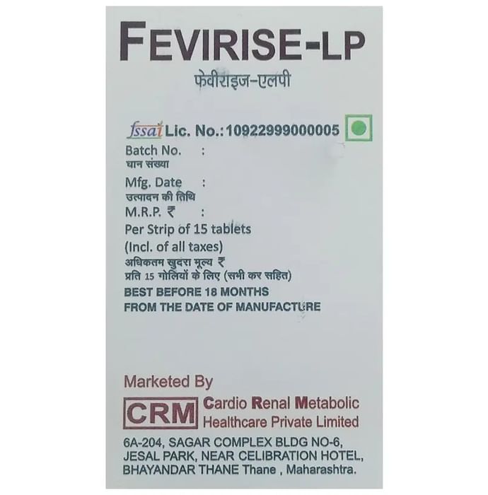 Fevirise-LP Tablet