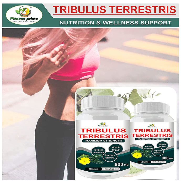 Fitness Prime Tribulus Terrestris Maximum Strength 800mg Capsule