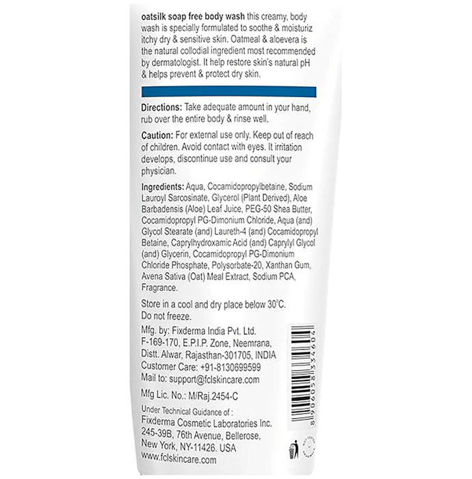 Fixderma Cosmetic Laboratories Oatsilk Soap Free Body Wash