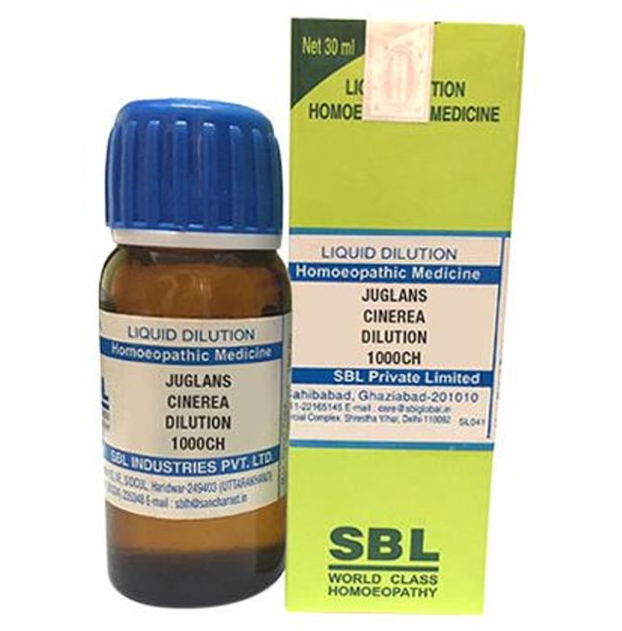 SBL Juglans Cinerea Dilution 1000 CH - Classic Derma
