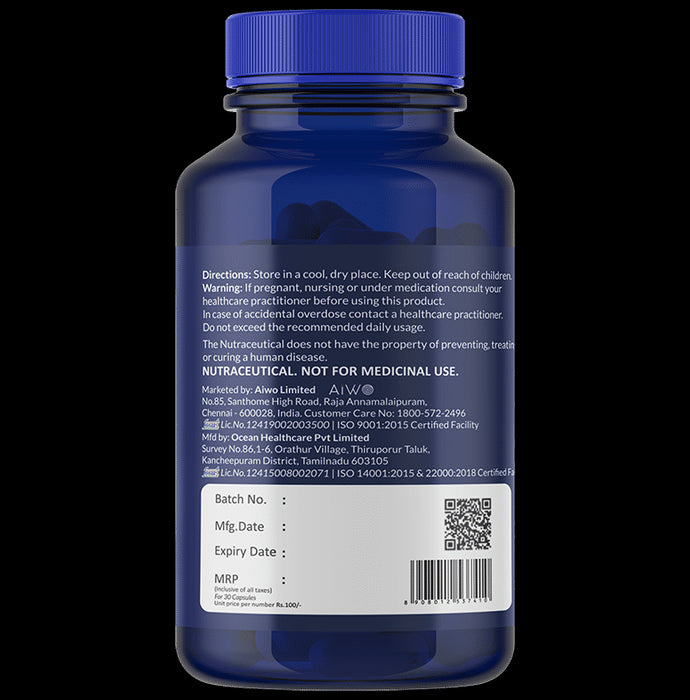 AIWO Vitamin K2-MK4 Menatetrenone-4 Capsule