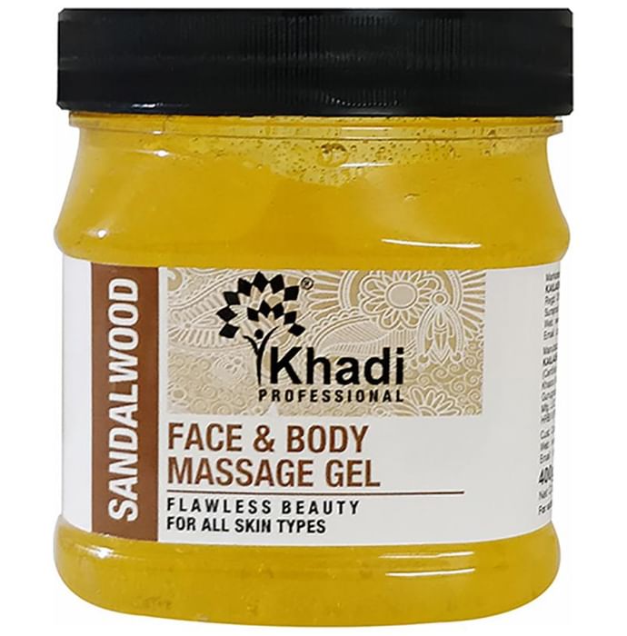 Khadi Professional Sandalwood Face & Body Massage Gel - Classic Derma
