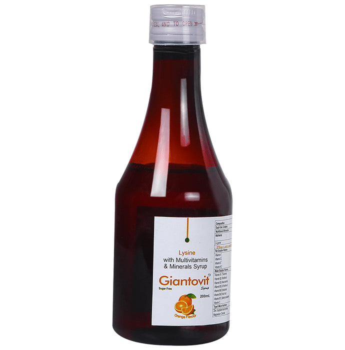 Giantovit Syrup Orange Sugar Free