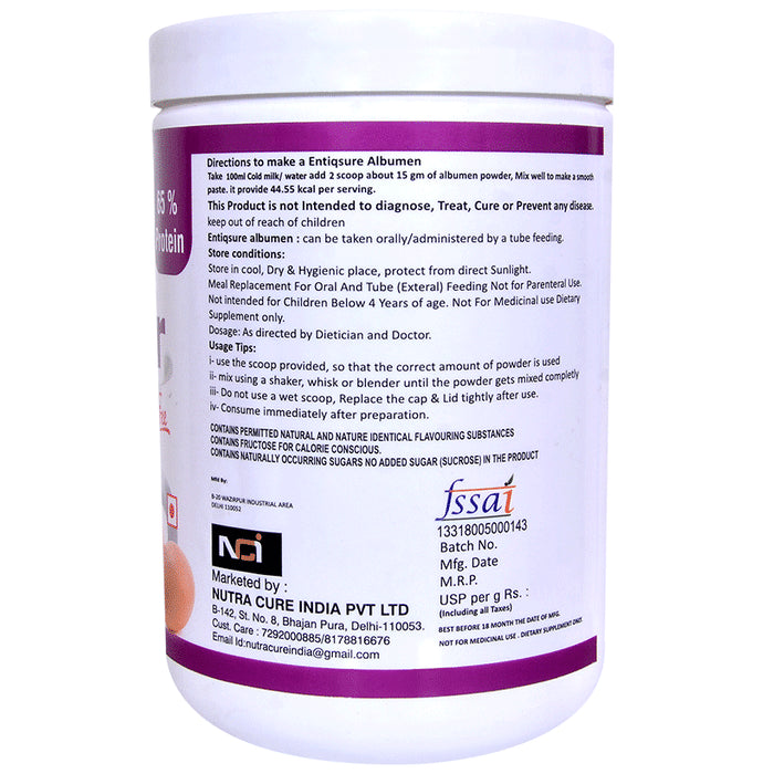 Albuver The Oral Albumen Sugar Free Vanilla