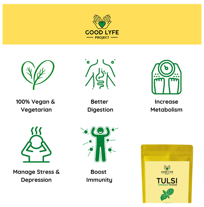Good Lyfe Project Tulsi Superleaf Powder