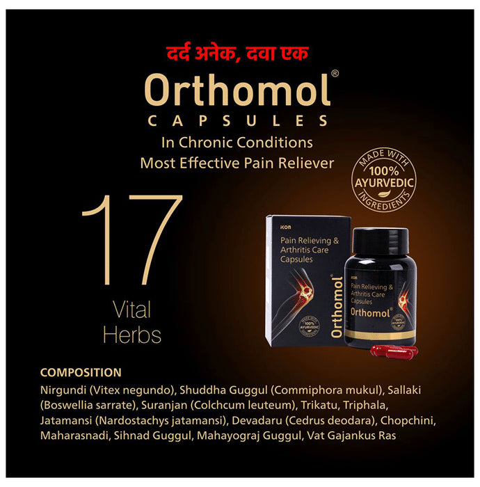 Orthomol Pain Relieving & Arthritis Care Capsule (60 Each)