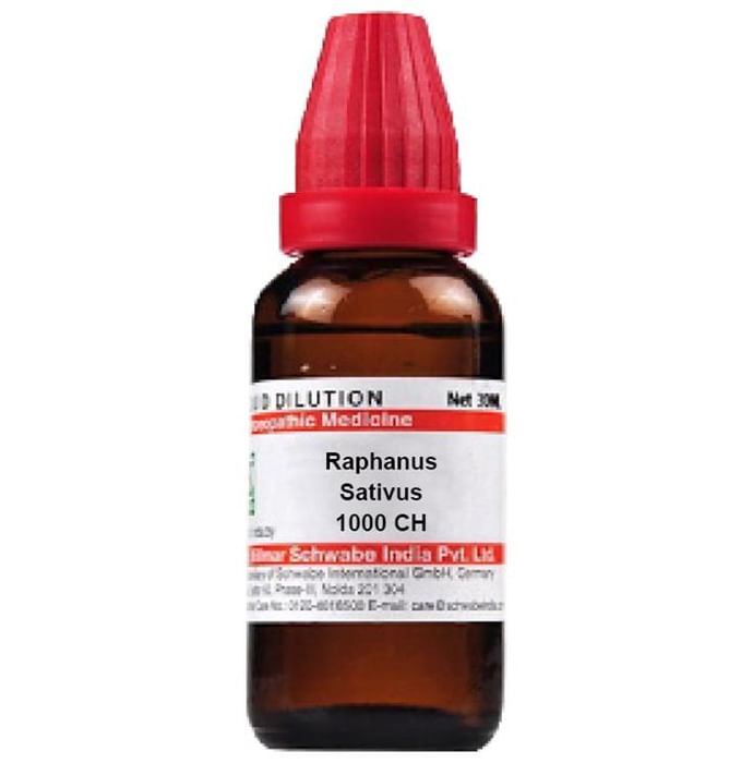 Dr Willmar Schwabe India Raphanus Sativus Dilution 1000 CH - Classic Derma