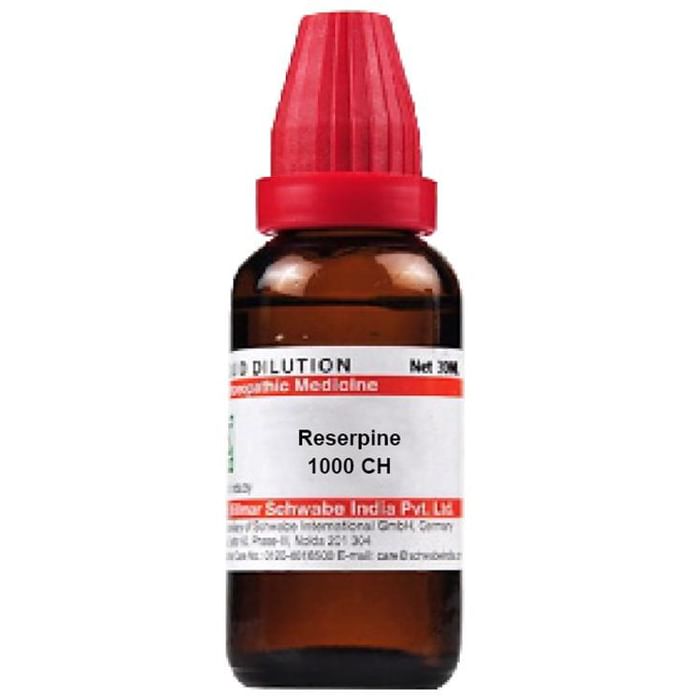 Dr Willmar Schwabe India Reserpine Dilution 1000 CH - Classic Derma