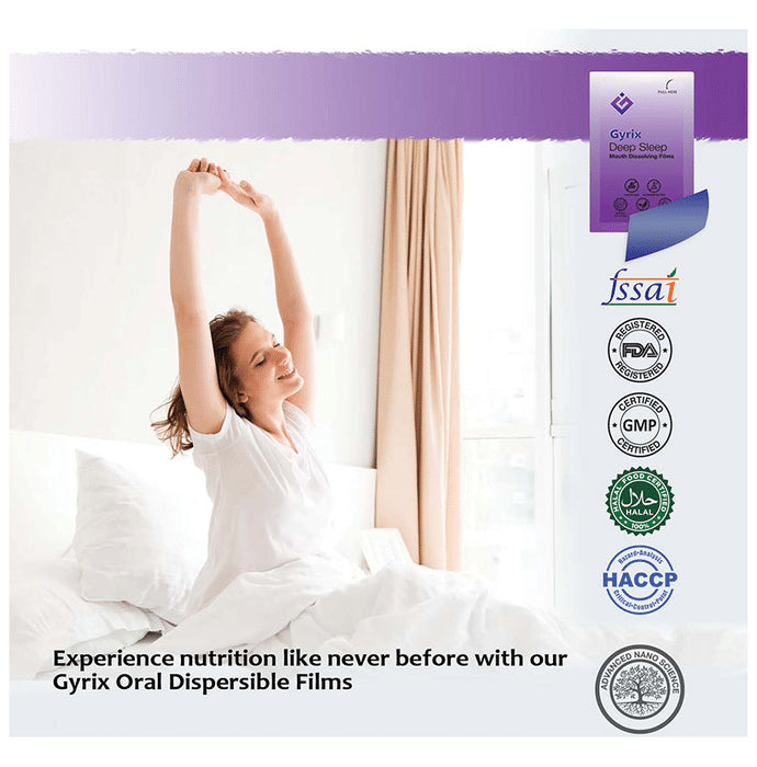 Gyrix Deep Sleep Melatonin 5mg Oral Thin Film Blueberry