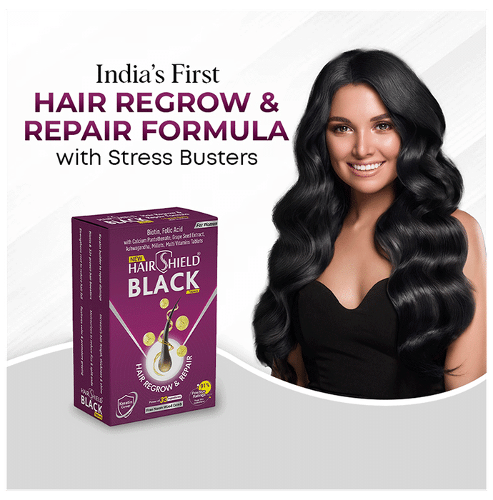 Hair Shield Black Tablet for Women