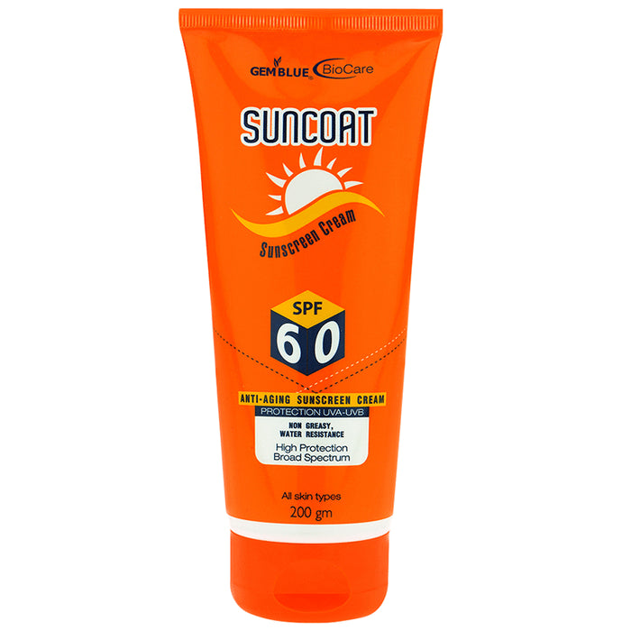 Gemblue Biocare Cream Sunscreen SPF 60 - Classic Derma