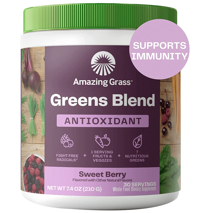 Amazing Grass Greens Blend Antioxidant Powder Sweet Berry - Classic Derma