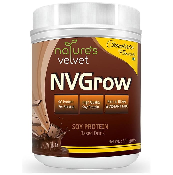 Nature's Velvet Lifecare NVGrow Soy Based Protein Drink Chocolate - Classic Derma