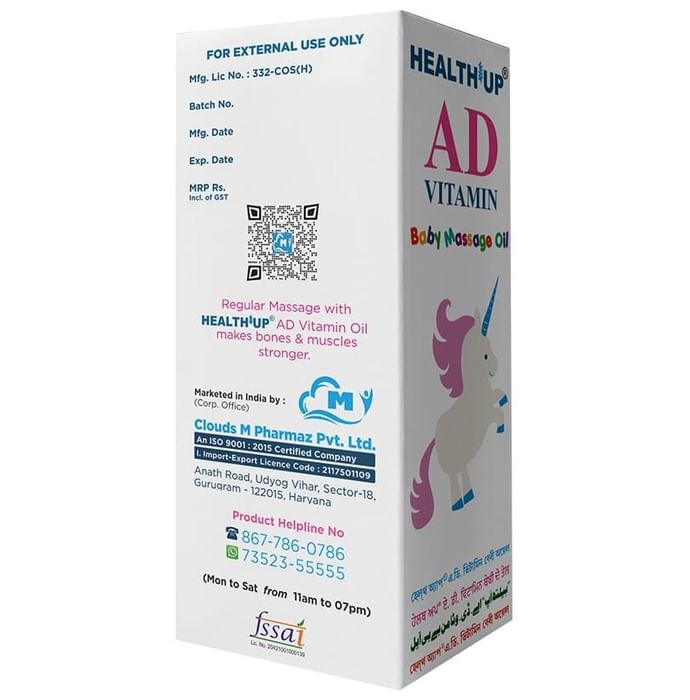 Health Up AD Vitamin Baby Massage Oil