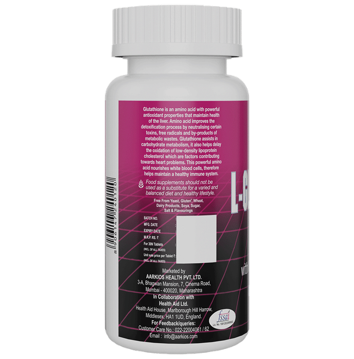 HealthAid L Glutathione 500mg