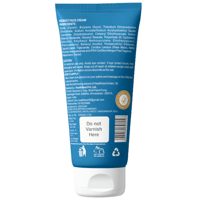 HealthBest Kidbest Face Cream SPF 15 for 3 to 13 yrs Kids (50ml Each)