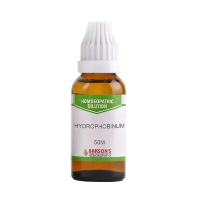 Bakson's Homeopathy Hydrophobinum Dilution 50M