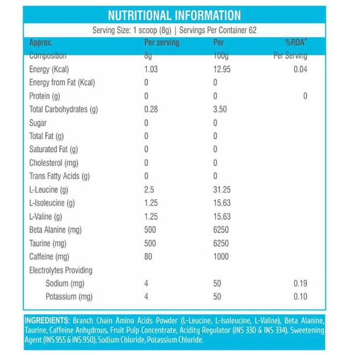 HealthXP Energy BCAA Watermelon