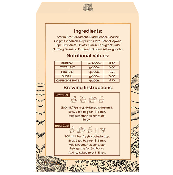 Healthy & Hygiene Indian Masala Chai Assam Tea Bag (2gm Each)