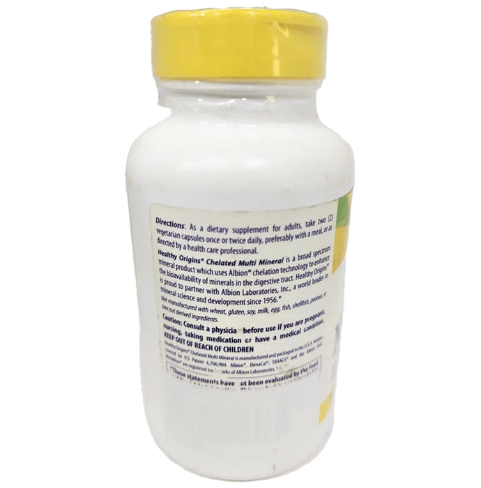 Healthy Origins Chelated Multi Mineral Veggie Cap
