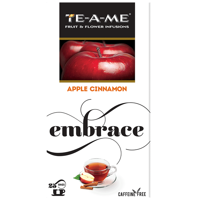 TE-A-ME Fruit & Flower Infusion Bag (1.5gm Each) Apple Cinnamon - Classic Derma