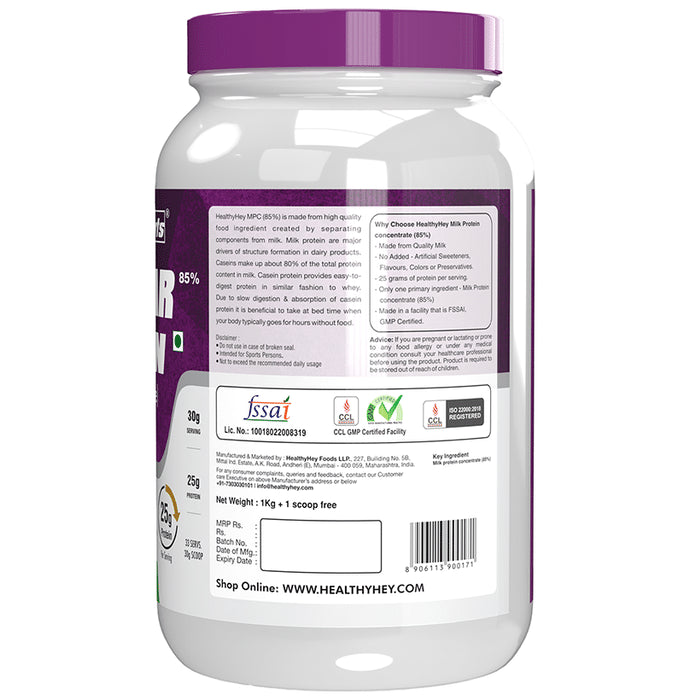 HealthyHey Sports Micellar Casein Unflavoured