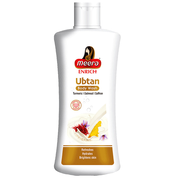 Meera Enrich Ubtan Body Wash Turmeric Oatmeal & Saffron - Classic Derma