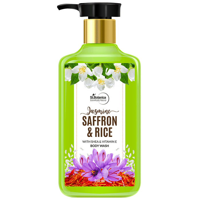 St.Botanica Jasmine Saffron & Rice with Shea & Vitamin E Body Wash - Classic Derma