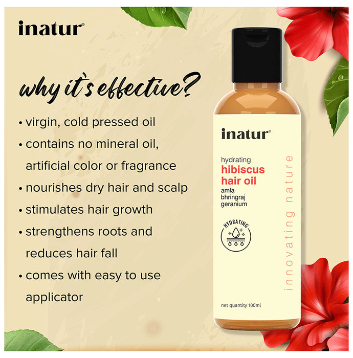 Inatur Hibiscus Hair Oil