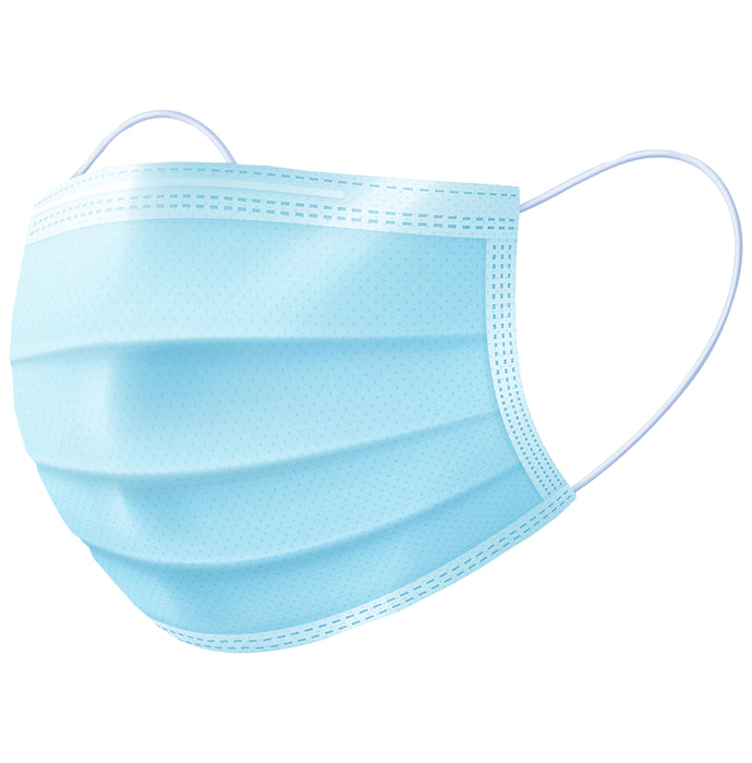 Boldfit 3 Ply Surgical Safe Mask (50 Each) Blue - Classic Derma