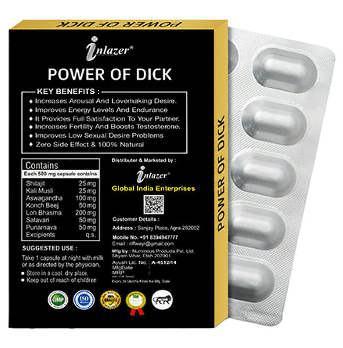 Inlazer Power of Dick Capsule