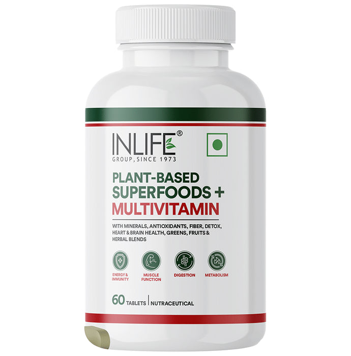 Inlife Plant-Based Superfoods+Multivitamins Tablet