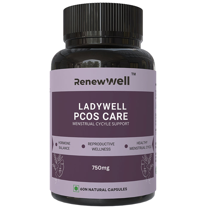 Renewwell Ladywell PCOS Care Capsule(60 Each) - Classic Derma