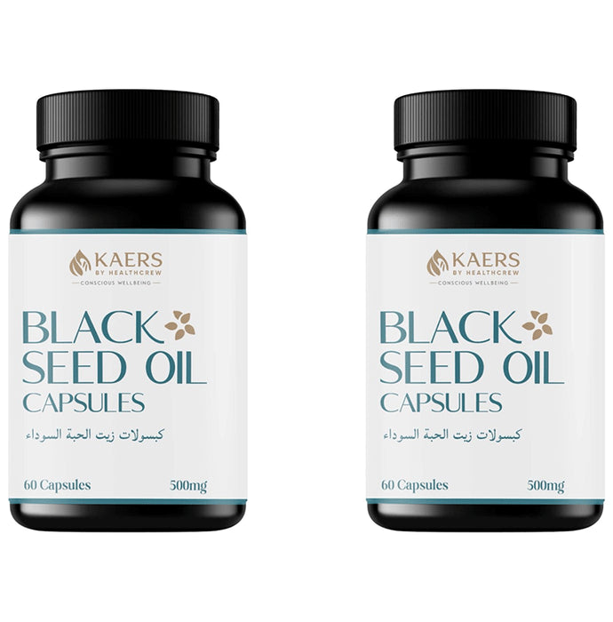 Kaers By Healthcrew Black Seed Oil Capsule (60 Each)