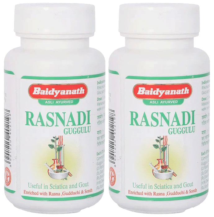 Baidyanath (Jhansi) Rasnadi Guggulu Tablet (80 Each) - Classic Derma