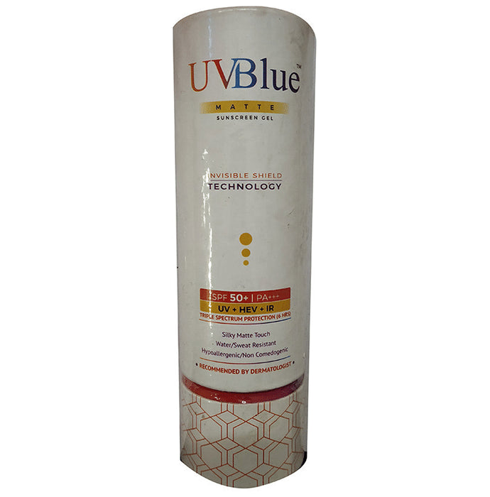 UVBlue Matte Sunscreen Gel SPF 50 - Classic Derma