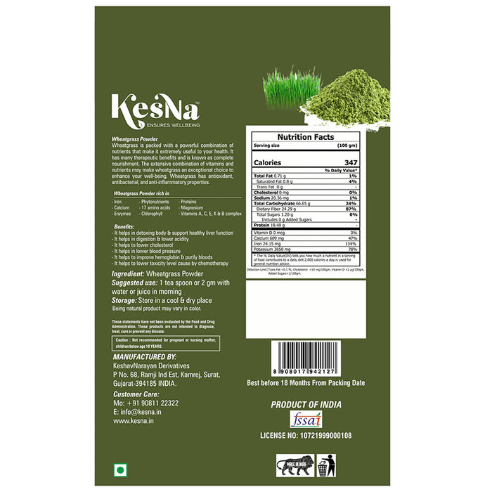 KesNa Wheatgrass Powder
