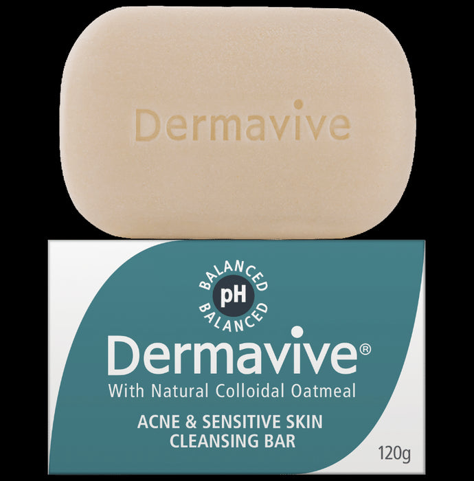 Dermavive Acne & Sensitive Skin Cleansing Bar - Classic Derma