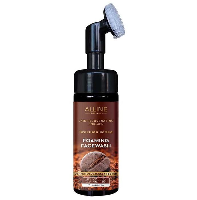 Alline Brazilian Coffee Foaming Face Wash for Men - Classic Derma
