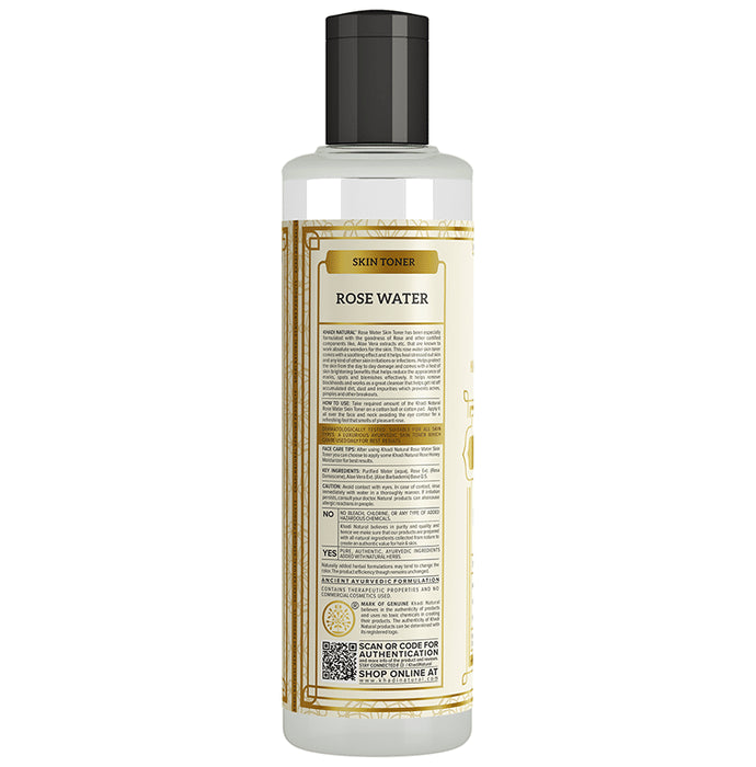 Khadi Naturals Ayurvedic Pure Rosewater Skin Toner