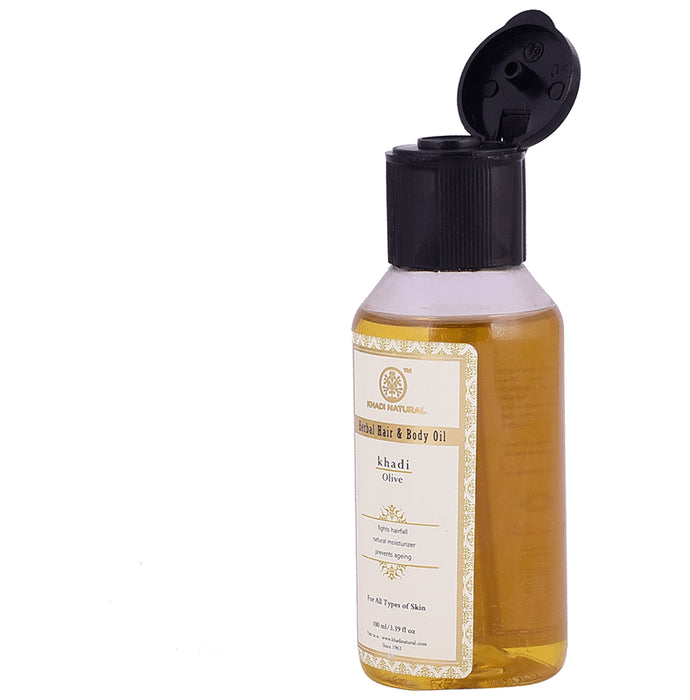 Khadi Naturals Herbal Hair & Body Oil Olive