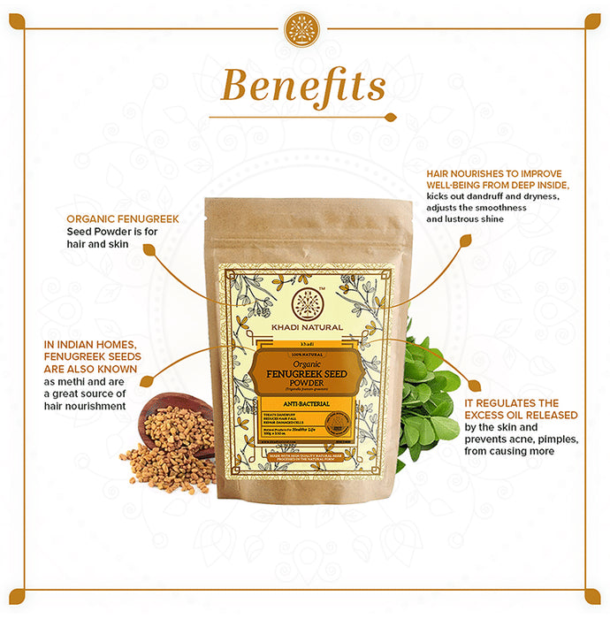 Khadi Naturals Organic Fenugreek Seed Powder