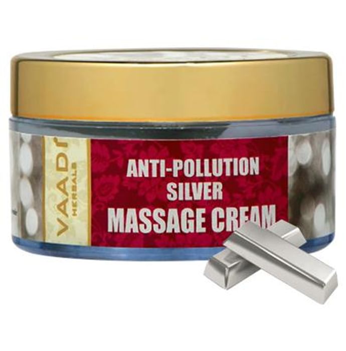 Vaadi Herbals Anti-Pollution Silver Massage Cream - Classic Derma