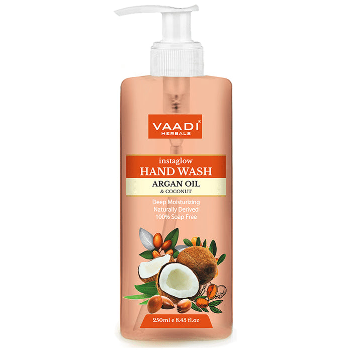 Vaadi Herbals Instaglow Argan Oil and Coconut Hand Wash - Classic Derma