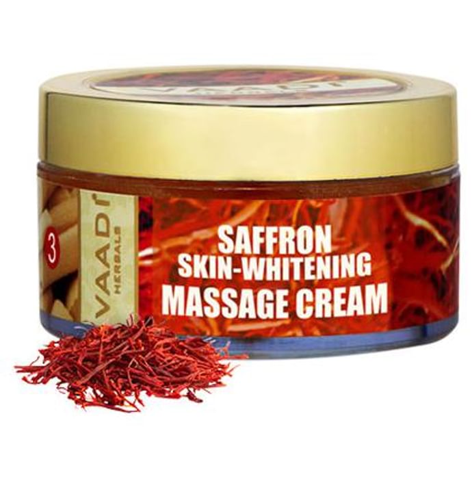 Vaadi Herbals Saffron Skin-Whitening Massage Cream - Classic Derma
