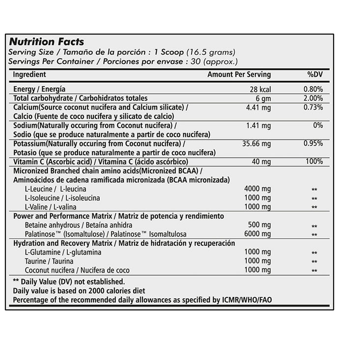 KLR. FIT Pure.Fit BCAA 4:1:1 Powder Pomegranate
