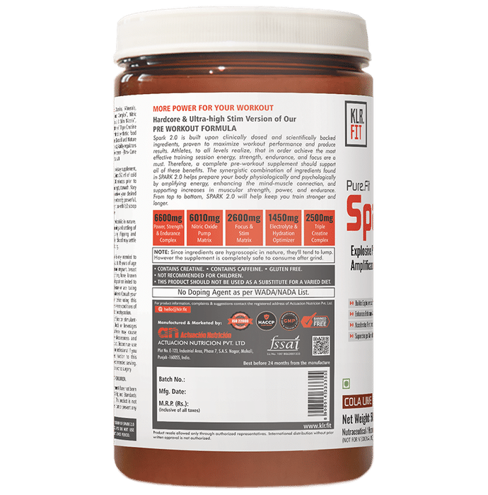 KLR. FIT Pure.Fit Spark 2.0 Powder Passion Fruit Guava