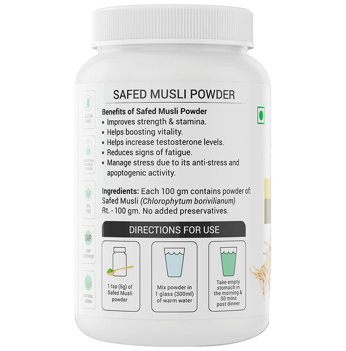 Krishna's Herbal & Ayurveda Safed Musli Powder