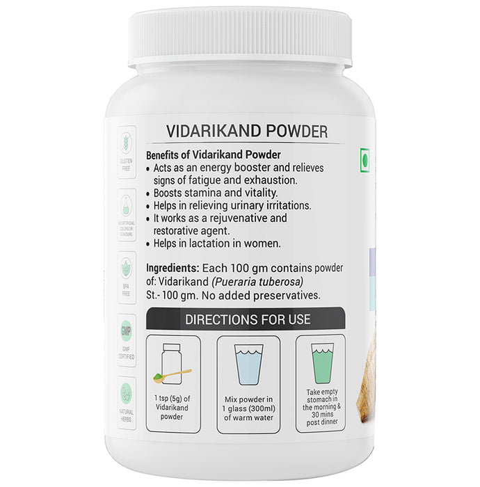 Krishna's Herbal & Ayurveda Vidarikand Powder